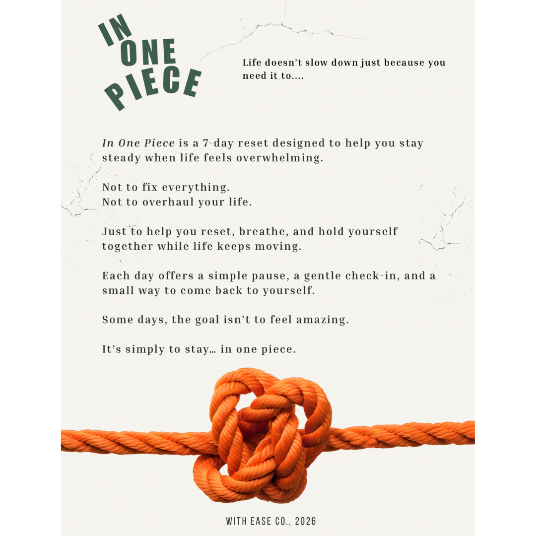 In One Piece: Daily Support for Overwhelming Days