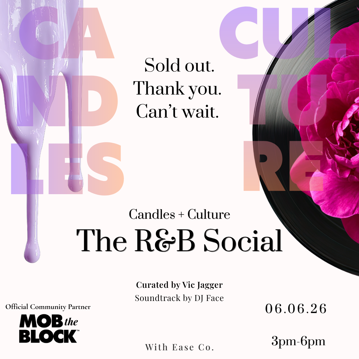 Candles + Culture: The R&B Social